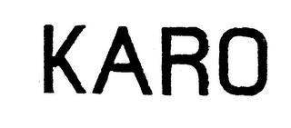 KARO trademark