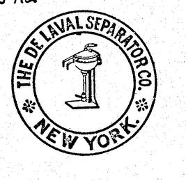 THE DELAVAL SEPARATOR CO. NEW YORK. trademark