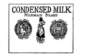 CONDENSED MILK MILKMAID BRAND  trademark