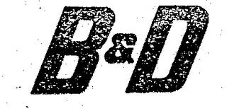 B & D trademark