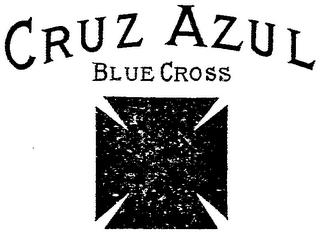 CRUZ AZUL BLUE CROSS trademark