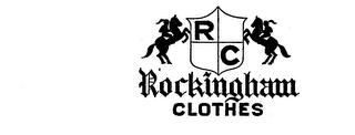 RC ROCKINGHAM CLOTHES trademark