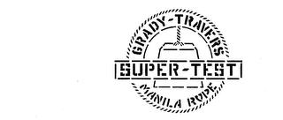 SUPER-TEST GRADY-TRAVERS MANILA ROPE trademark