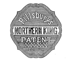 PILLSBURY'S NORTHERN KING PATENT FLOUR XXXX trademark