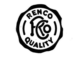 R CO RENCO QUALITY trademark