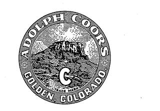 C ADOLPH COORS GOLDEN, COLORADO trademark