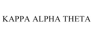 KAPPA ALPHA THETA trademark