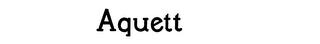 AQUETT trademark