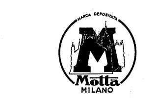 MARCA DEPOSITATA M MOTTA MILANO trademark