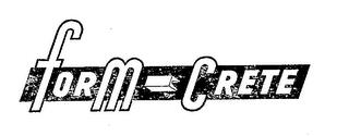 FORM-CRETE trademark