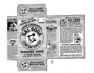 ARM & HAMMER SAL SODA CONCENTRATED trademark