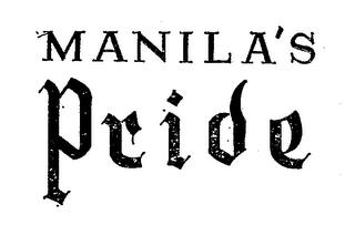 MANILA'S PRIDE trademark