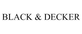 BLACK & DECKER trademark