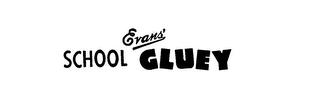 EVANS' SCHOOL GLUEY trademark