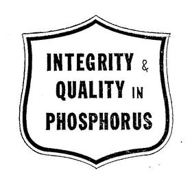 INTEGRITY & QUALITY IN PHOSPHORUS trademark