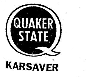 QUAKER STATE KARSAVER trademark