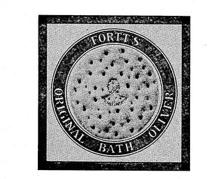 FORTT'S ORIGINAL BATH OLIVER BATH ENGLAND OLIVER INVENTOR trademark