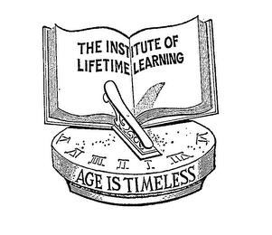 THE INSTITUTE OF LIFETIME LEARNING AGE IS TIMELESS trademark