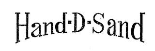 HAND-D-SAND trademark