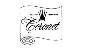 CORONET QUALITY INTEGITY trademark