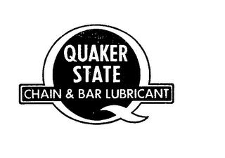 Q QUAKER STATE CHAIN AND BAR LUBRICANT trademark