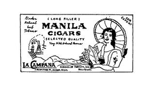 MANILA CIGARS LA CAMPANA SELECTED QUALITY trademark