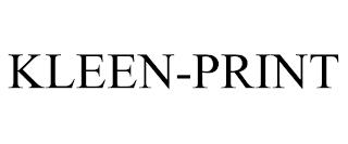 KLEEN-PRINT trademark