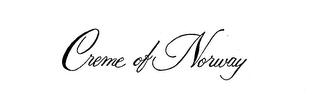 CREME OF NORWAY trademark