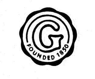 G FOUNDED 1850 trademark