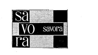 SAVORA trademark