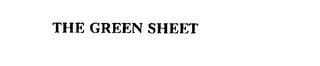 THE GREEN SHEET trademark