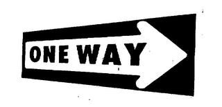 ONE WAY trademark