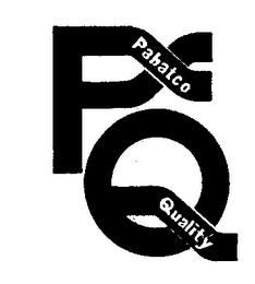 P Q PABATCO QUALITY trademark