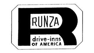 RUNZA DRIVE-INNS OF AMERICA R trademark