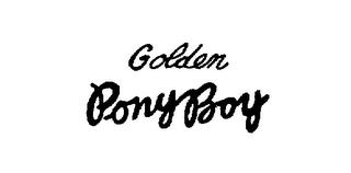 GOLDEN PONY BOY trademark