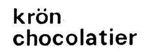 KRON CHOCOLATIER trademark