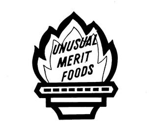 UNUSUAL MERIT FOODS trademark