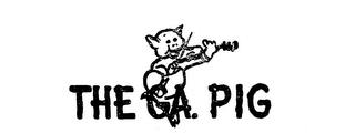 THE GA. PIG trademark