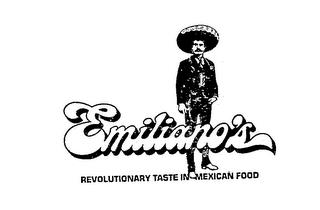 EMILIANO'S REVOLUTIONARY TASTE IN MEXICAN FOOD trademark