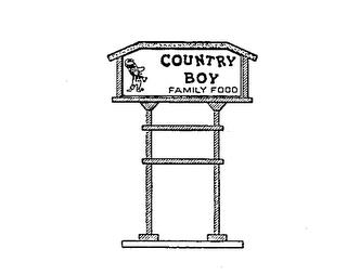 COUNTRY BOY FAMILY FOOD trademark