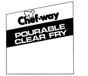 CHEF-WAY POURABLE CLEAR FRY trademark