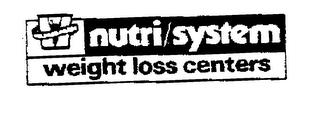 NUTRI SYSTEM WEIGHT LOSS CENTERS trademark