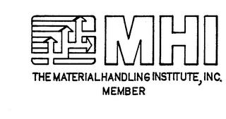 MHI THE MATERIAL HANDLING INSTITUTE, INC. MEMBER trademark