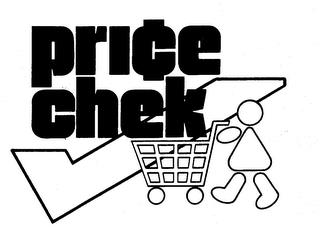 PRI(CENT SYMBOL)E CHEK trademark