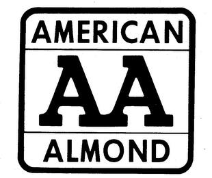 AMERICAN AA ALMOND trademark