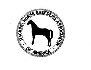 RACKING HORSE BREEDERS' ASSOCIATION OF AMERICA trademark