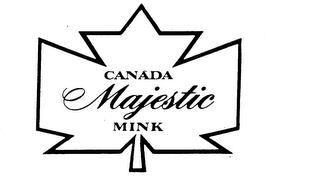 CANADA MAJESTIC MINK trademark