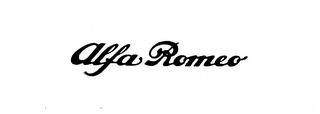 ALFA ROMEO trademark