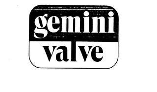 GEMINI VALVE trademark