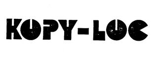 KOPY-LOC trademark